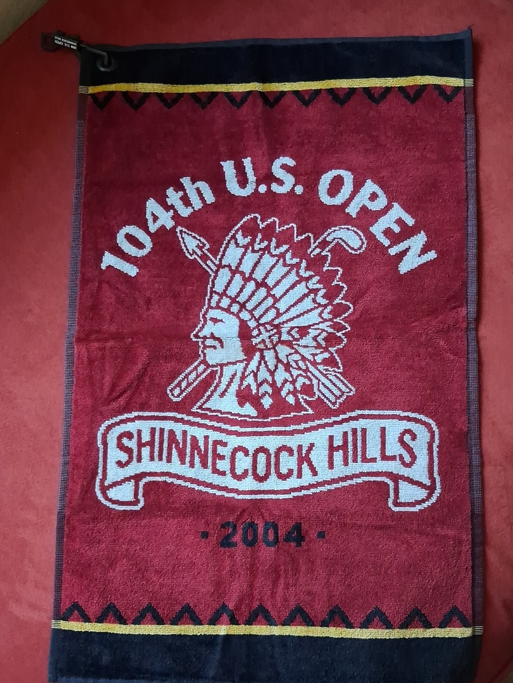 104th U.S. Open Golf Towel - Red